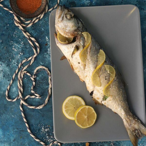 Salmon with tomatoes